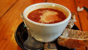 homemade tomato basil soup
